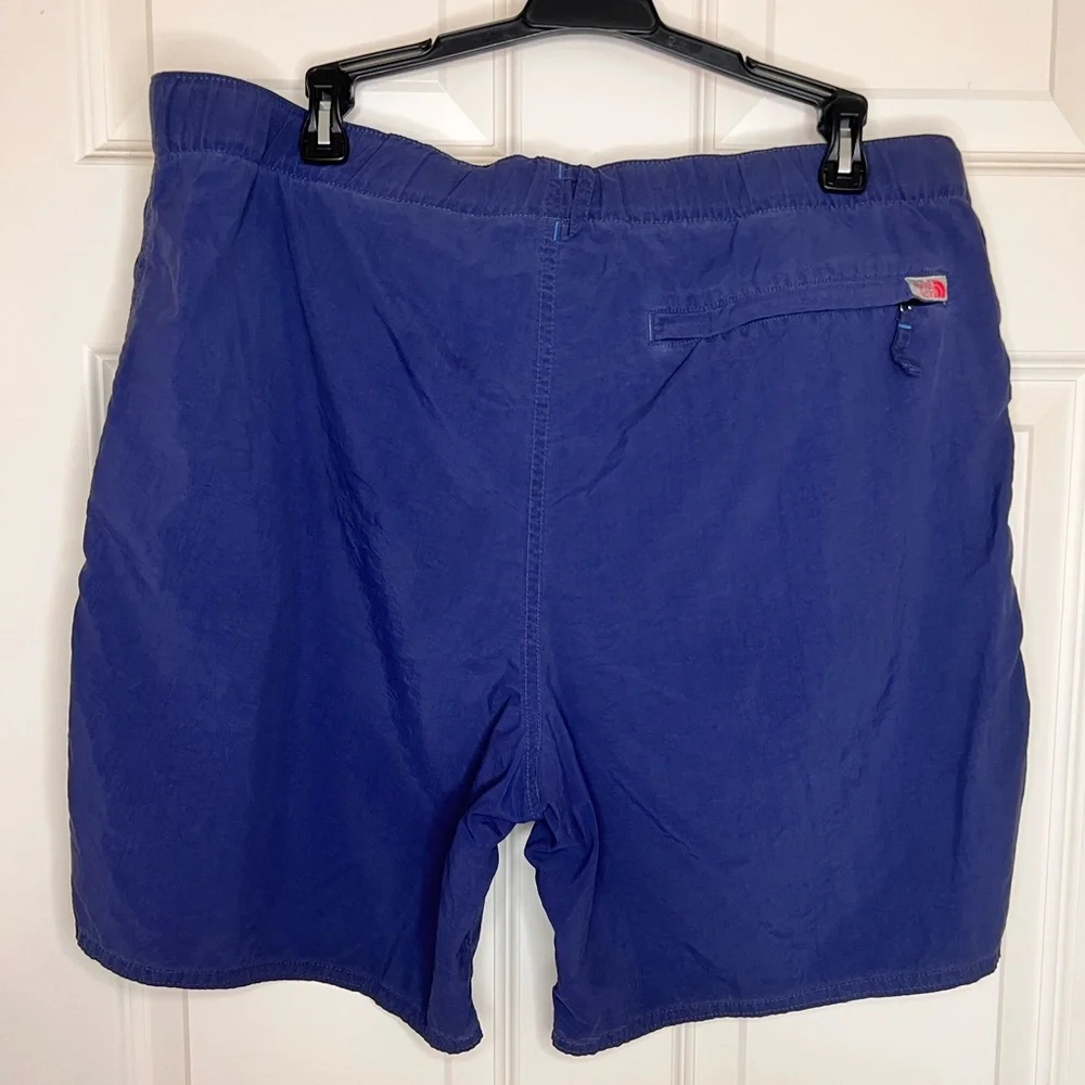 The North Face Navy Belted Cargo Swim Trunks Mens XL Gorp Core Hiking Shorts - Picture 2 of 7